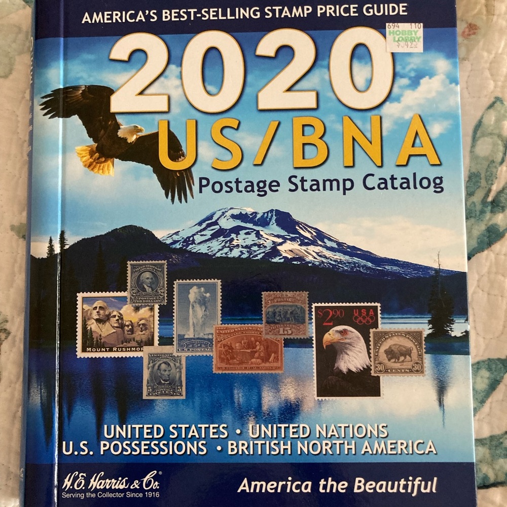 Postage stamp catalog book brand new never used 2020